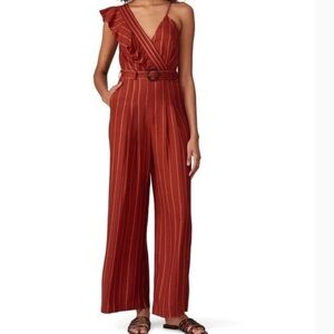 THREE FLOOR Margaux
Stripped Maxi Jumpsuit